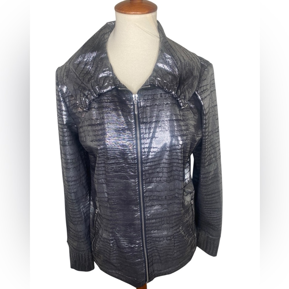 Zenergy Metallic Zip Up Jacket